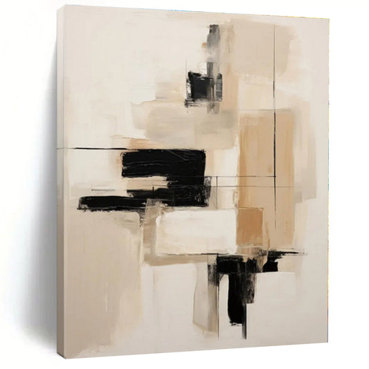 Staggering Custom Hand-Painted Abstract Painting for Home Bar Social Wall