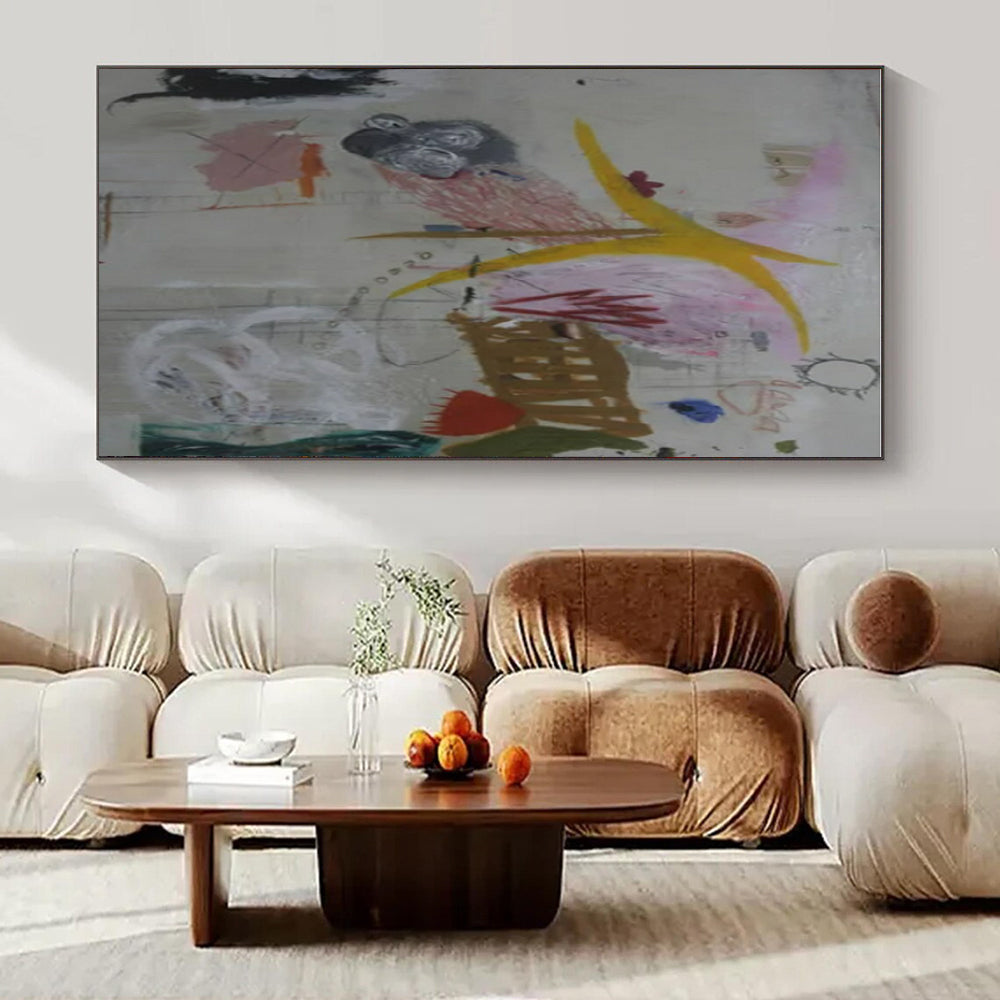 Custom Hand-Painted Abstract Mural for Bar & Hotel Event Spaces