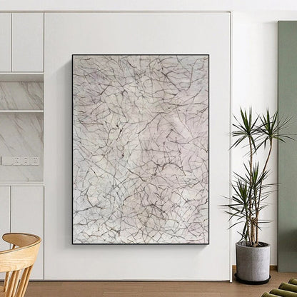 Oversized Custom Abstract Painting for Home Office Meeting Nooks