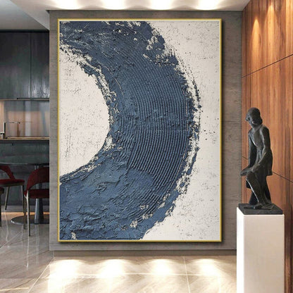 Colossal Made-to-Order Abstract Wall Art for Entryway Console Table Wall