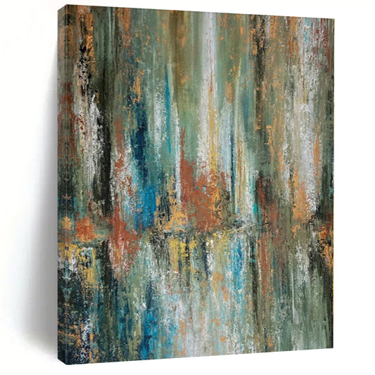 Monumental Abstract Arctic Landscape - Made to Order Oil on Linen for Eco-Lodge Lobbies