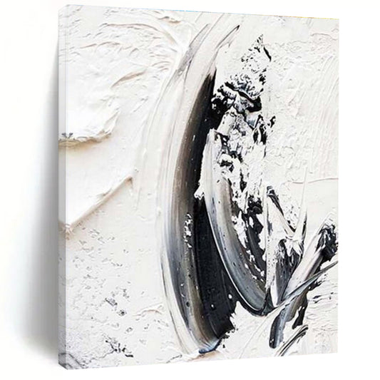 Monumental Abstract Painting for Kitchen Breakfast Nook Feature Wall