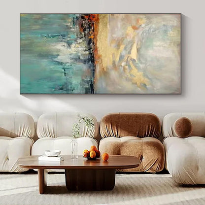 Custom Hand-Painted Abstract Painting for Dining Room & Hotel Wine Cellars