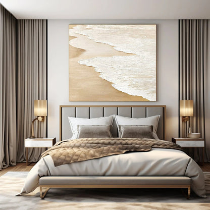 Oversized Hand-Painted Modern Abstract Mural for Family Home Playrooms