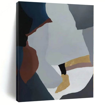 Staggering Custom Abstract Painting for Hallway Passage