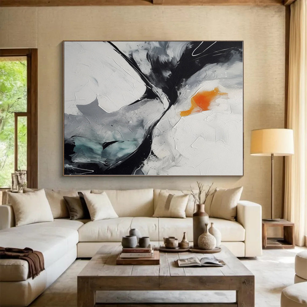 Staggering Abstract Surrealism Hand-Painted Art for Home Indoor Pool Relaxation Wall