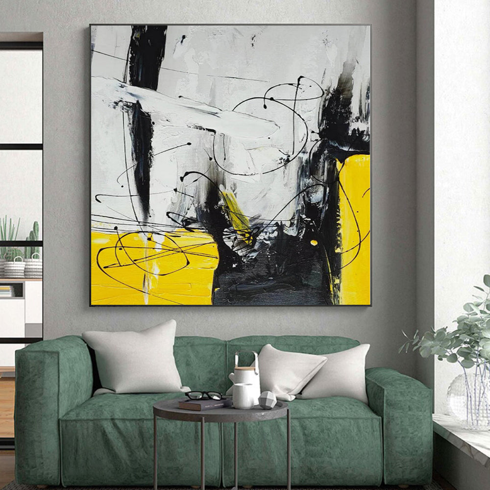Oversized Custom Abstract Canvas for Pet Sleeping and Relaxing Corners