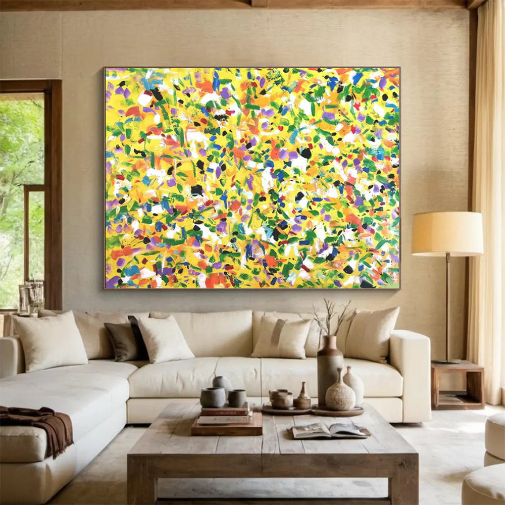 Ideal Extra-Large Abstract Painting for Luxury Hotel Ballrooms