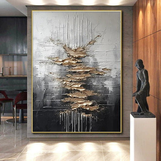 Huge Contemporary Abstract Painting for Event Photography Studio Sets