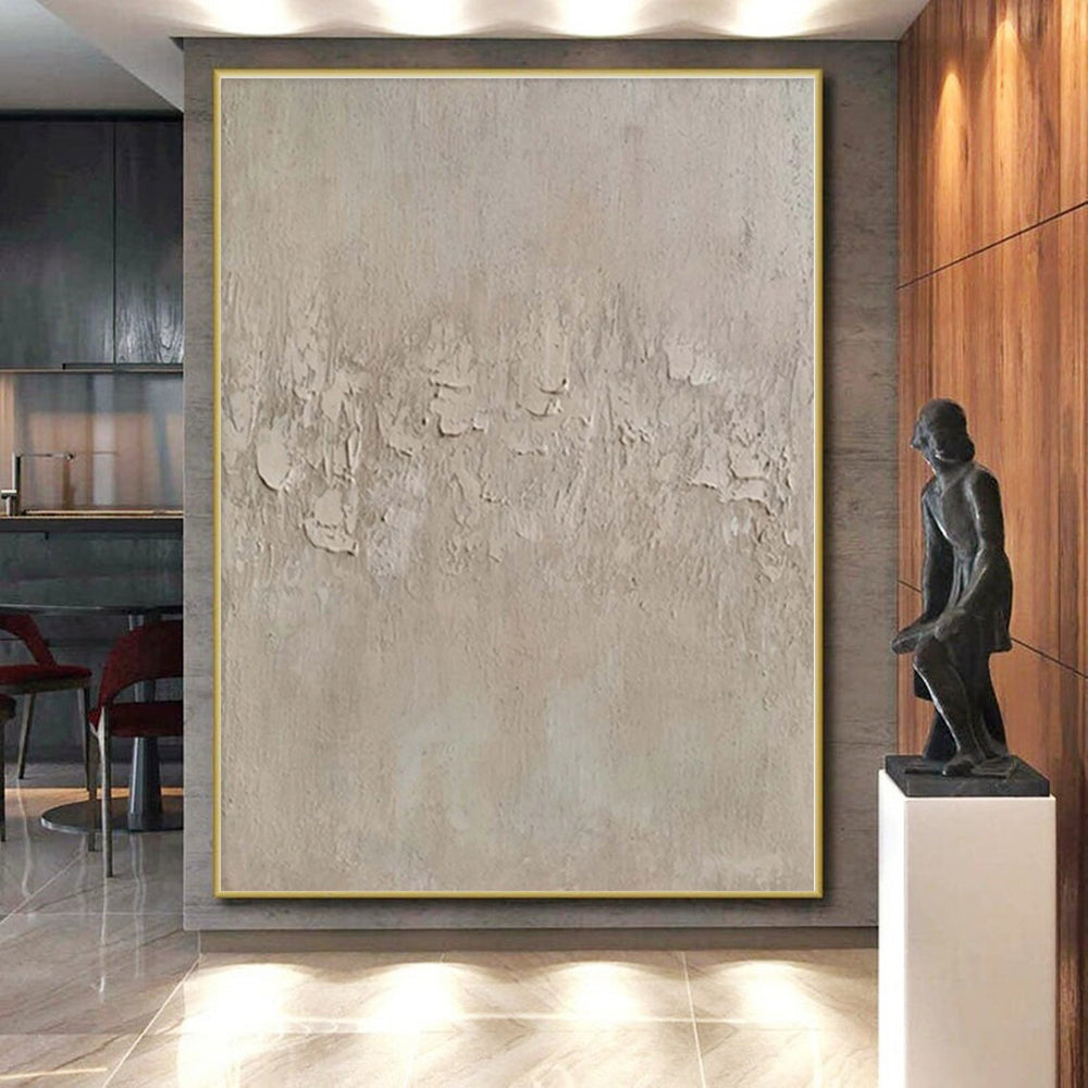 Oversized Made-to-Order Hand-Painted Abstract Painting for Basement Recreation Area LargeART0579