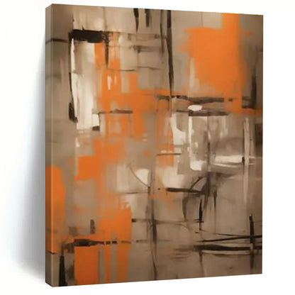Gigantic Modern Abstract Painting for Dining Room Elegant Ambiance Enhancement
