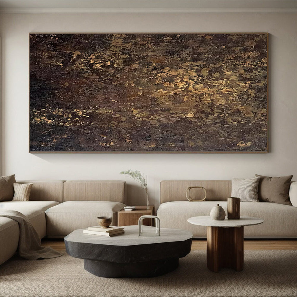 Colossal Custom Abstract Canvas for Greenhouse Potting Area Wall