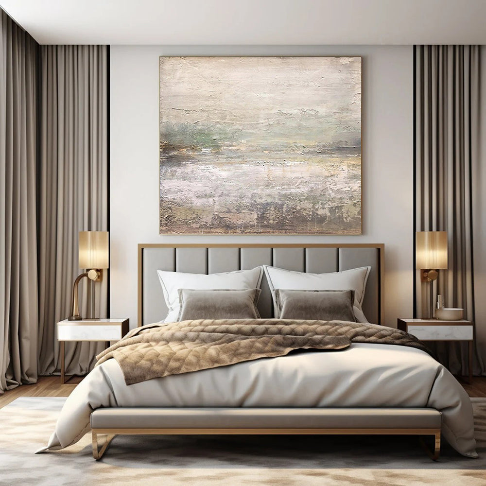 Extra-Huge Hand-Painted Contemporary Abstract Ceremony Arch Art for Luxury Wedding Venues