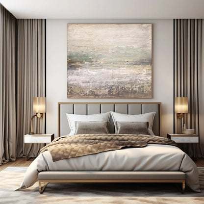 Extra-Huge Hand-Painted Contemporary Abstract Ceremony Arch Art for Luxury Wedding Venues