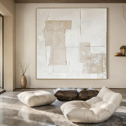 Extra-Vast Hand-Painted Modern Abstract Art for Office Maintenance Rooms