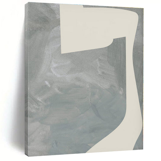 Enormous Hand-Painted Abstract Art for Home Gym Equipment Wall