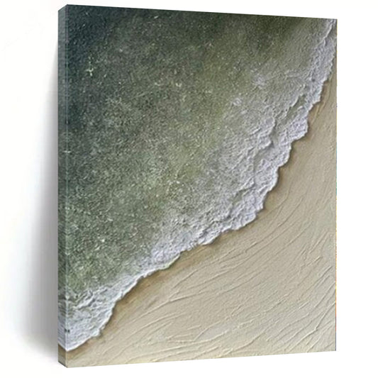 Extra-Huge Hand-Painted Modern Abstract Canvas for Family Home Outdoor Patios
