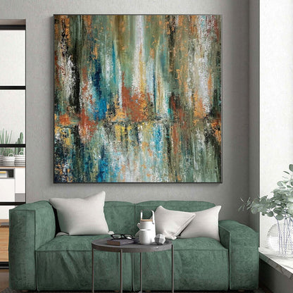 Giant Minimalist Abstract Canvas - Made to Order Oil on Canvas for Spa Waiting Rooms