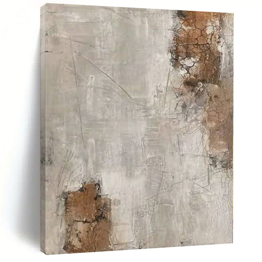 Giant Hand-Painted Abstract Wall Art for Yoga Studio Spaces