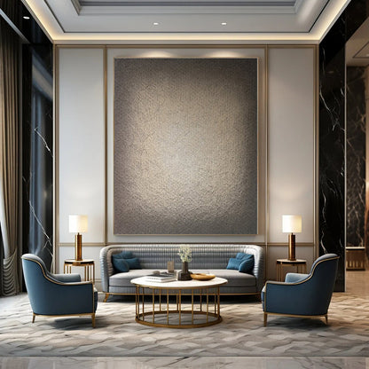 Hand-Painted Personalized Abstract Mural for Bar and Hotel Guest Rooms