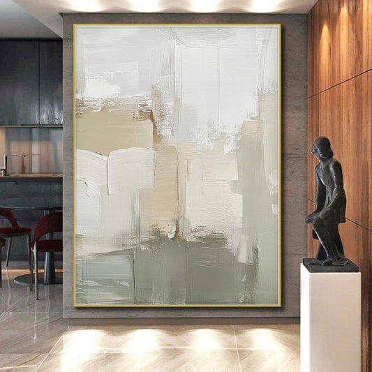 Colossal Custom Abstract Canvas for Pet Playpen Interior Wall
