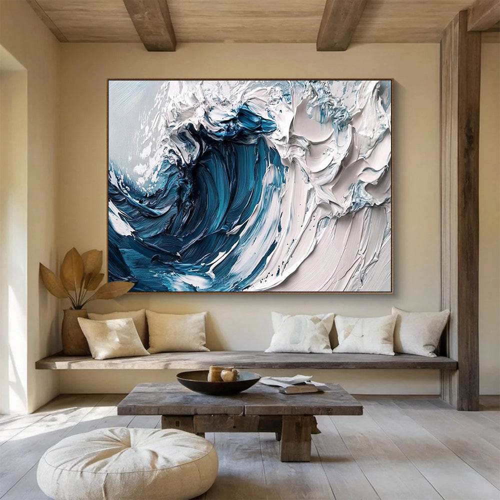 Alluring Large Abstract Painting for Hallway & Entryway DKH873