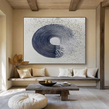 “Symphony of Elements” Large - Format Abstract Canvas for Dining Room & Living Room DKH211