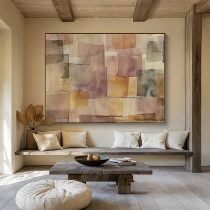 Vast Hand - Painted Textured Abstract Wall Decor for Bedroom & Hallway DKH592