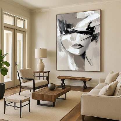 Tremendous Hand-Painted Abstract Art for Bedroom & Meditation Room LargeART2193