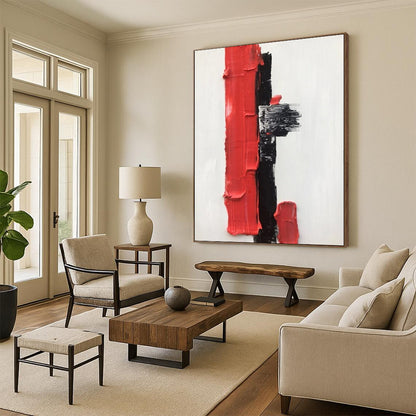 Custom Abstract Artworks with Rich Textures for Hotel & Entryway DTP390