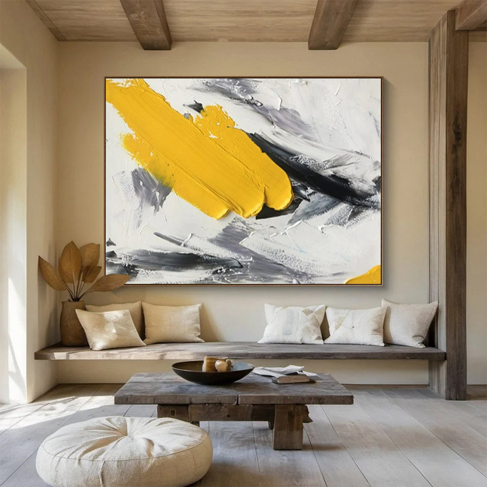 Enormous Hand-Painted Abstract Canvases for Office & Bedroom LargeART1509