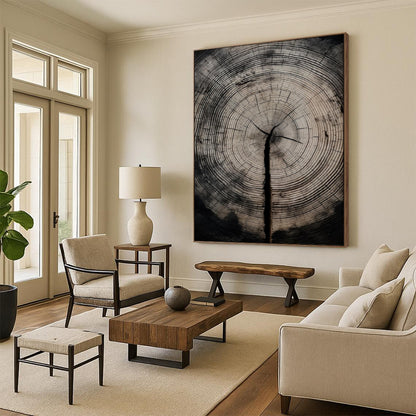 Hand-Painted Personalized Abstract Painting for Living Room & Bar LargeART1914