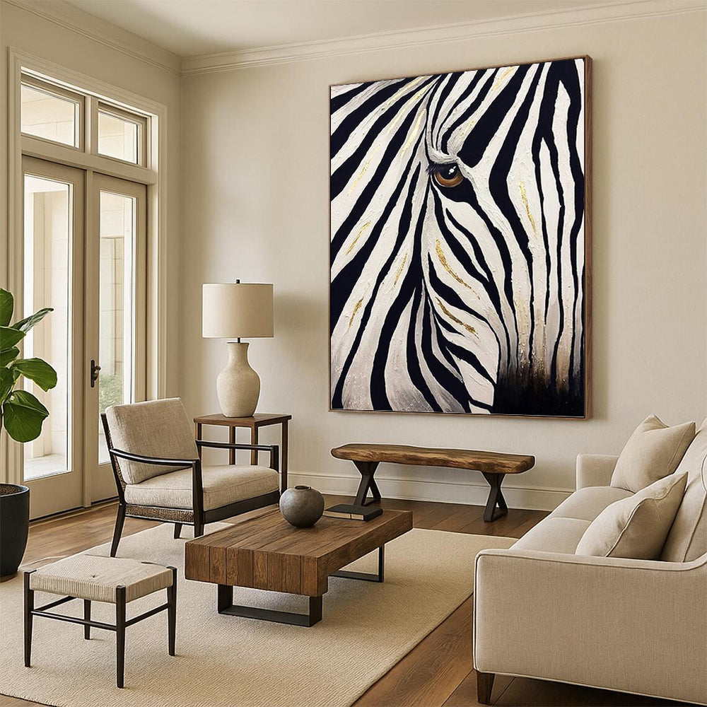 Large - Sized Reflective Hand - Painted Textured Abstract on Canvas for Office & Dining Room DKH1423
