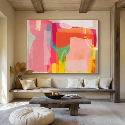 “Labyrinthine Reverie” Immense Abstract Wall Mural for Hallway & Bar DKH201