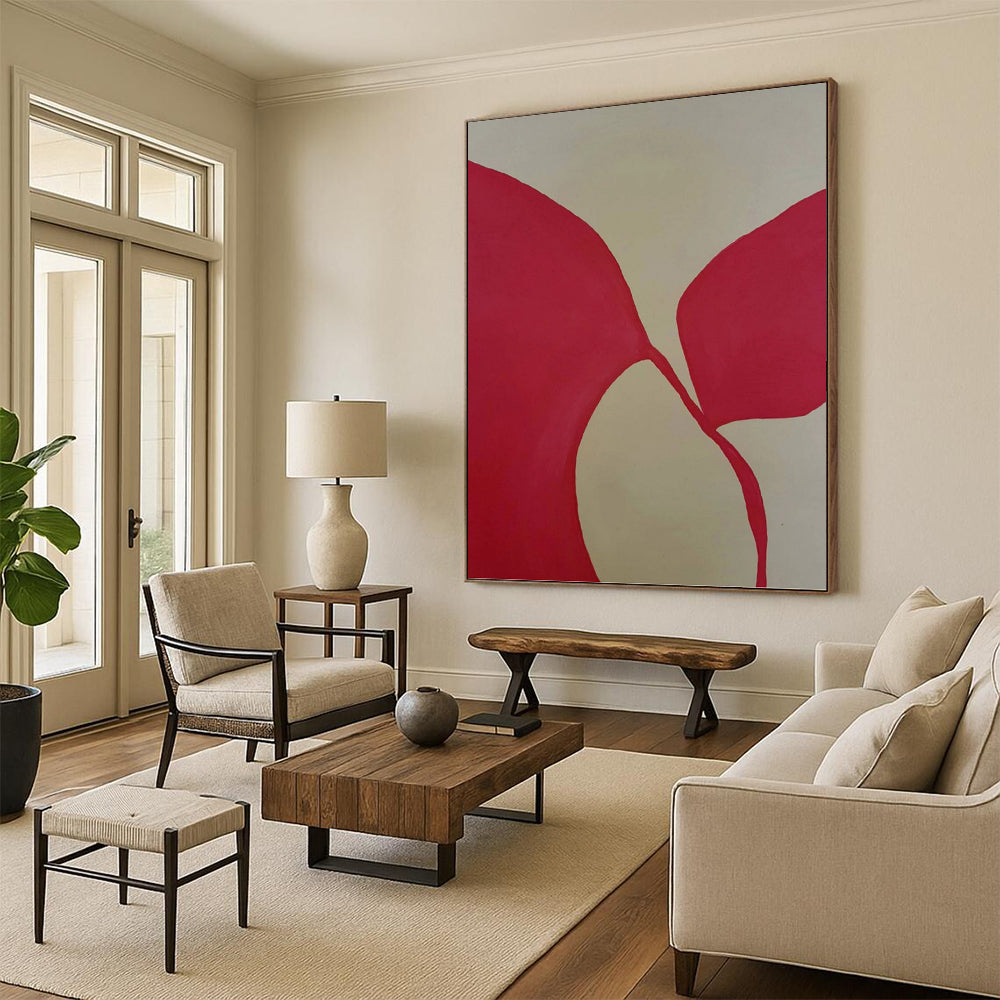 Alluring Custom - Crafted Textured Canvas Abstract for Living Room & Hotel Suite DKH1080