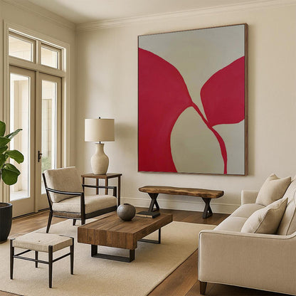 Alluring Custom - Crafted Textured Canvas Abstract for Living Room & Hotel Suite DKH1080