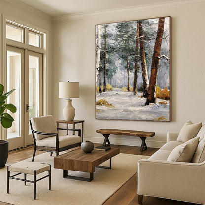 Whimsical Hand - Painted Textured Abstract for Bedroom & Hallway DKH1274