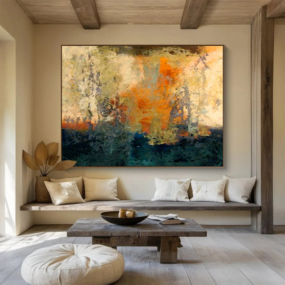 Striking Large - Format Abstract Wall Art for Entryway & Bedroom DKH378