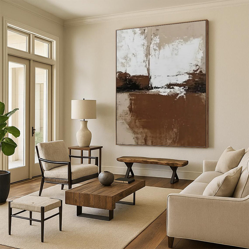 Bohemian Textured Abstract Artwork for Bedroom & Hallway DKH0975