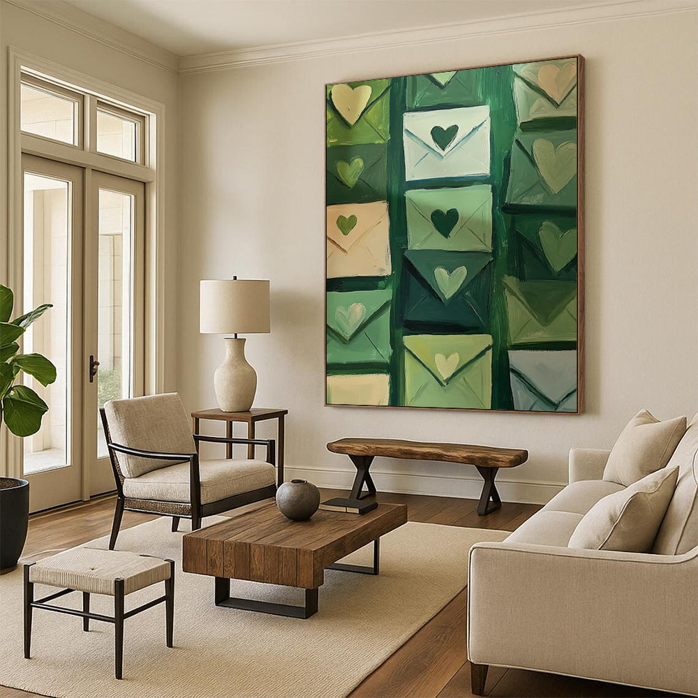 Mysterious & Intriguing Abstract Canvas Art for Bedroom & Hallway LargeART2031