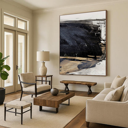 Hand-Painted Large Custom Abstract Art: Textures that Amaze DTP202