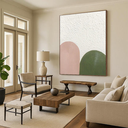 Massive Hand - Painted Textured Abstract for Bedroom & Living Room DKH1175