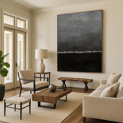 Colossal Hand - Painted Textured Abstract Art for Entryway & Hotel DKH1202