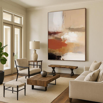 Luxuriously Massive Hand - Painted Textured Abstract Art for Salon & Beauty Parlor DKH1245