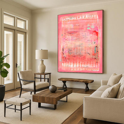 Hand-Painted Personalized Abstract Painting for Office & Hotel LargeART1863