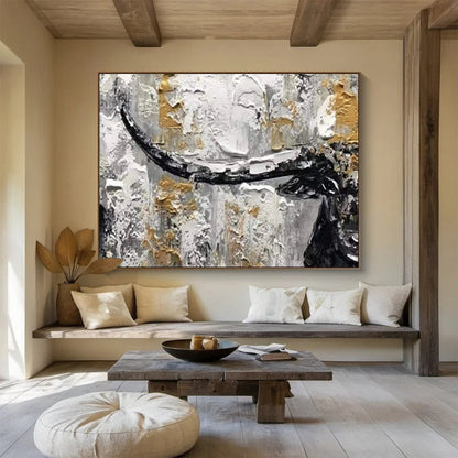 “Artistic Impulses” Massive Abstract Art for Living Room & Dining Room DKH336