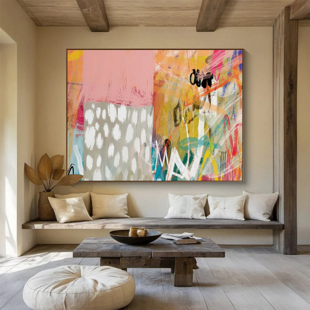 Ravishing Grand Abstract Mural for Hallway & Bedroom DKH198