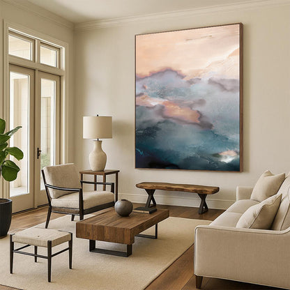 Handmade Custom Abstract Paintings: Big Sizes & Textured Styles DTP164