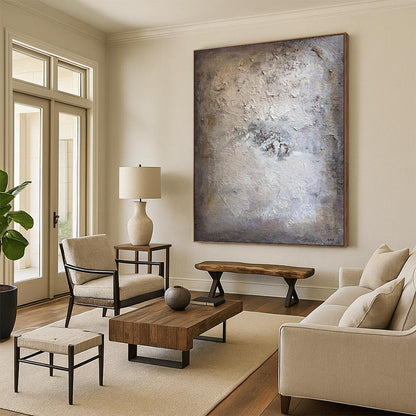 Handmade Large Abstract Creations: Textured Details for Bedroom & Living Room DTP258