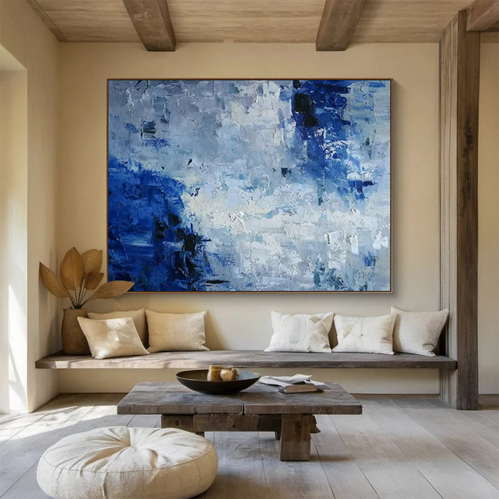Tranquil Large - Format Abstract Canvas for Bedroom & Entryway LargeART1587